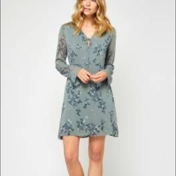 Gentle Fawn Dresses & Skirts - NWT Gentle Fawn Green Thicket Long Sleeve Dress